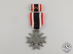 A War Merit Cross Second Class With Swords With Its Matching Medal Ribbon Bar