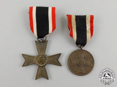 A Second War Grouping Of A War Merit Cross Second Class & A War Merit Medal