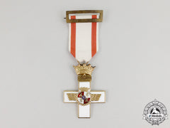 Spain, Franco Period. A Cross Of Aeronautical Merit, I Class Cross With White Distinction