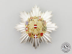A First Class Grand Cross Breast Star For Merit Of The Republic Of Austria; Type Ii 1952