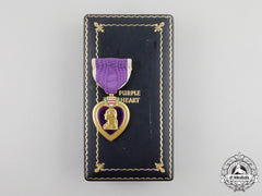 An American Type Iii (1943-1945) Purple Heart With Boutonniere In Its Case Of Issue