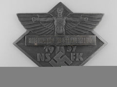 An Nsfk Rhineland And Westphalia Flight Day 1937 Plaque