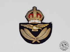 A Second War Royal Canadian Air Force (Rcaf) Officer's Cap Badge