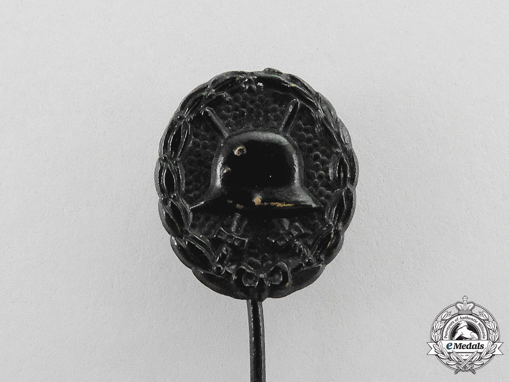 a_second_war_german_black_grade_wound_badge_with_first_war_stickpin_k_350_1