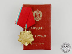 Bulgaria, Socialist. An Order Of Labour; 1st Class Variation II With Case