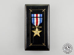 A Second War Cased American Silver Star Named To Thomas F. Matto