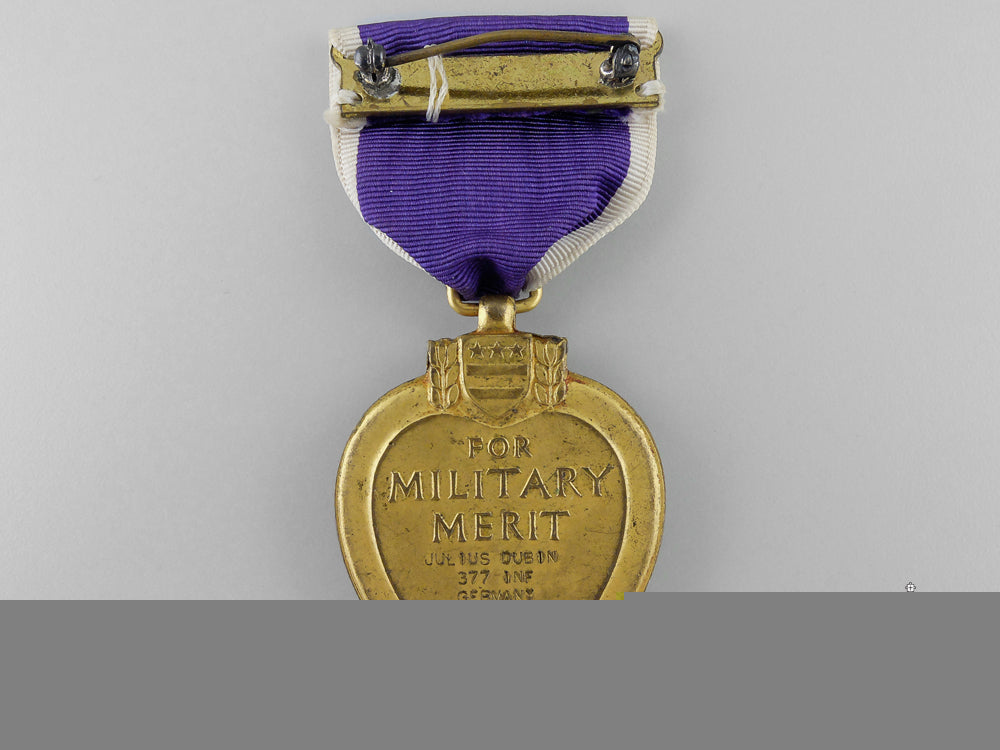 an_american_second_war_purple_heart_to_julius_dubin;377_th_infantry_regiment_k_410
