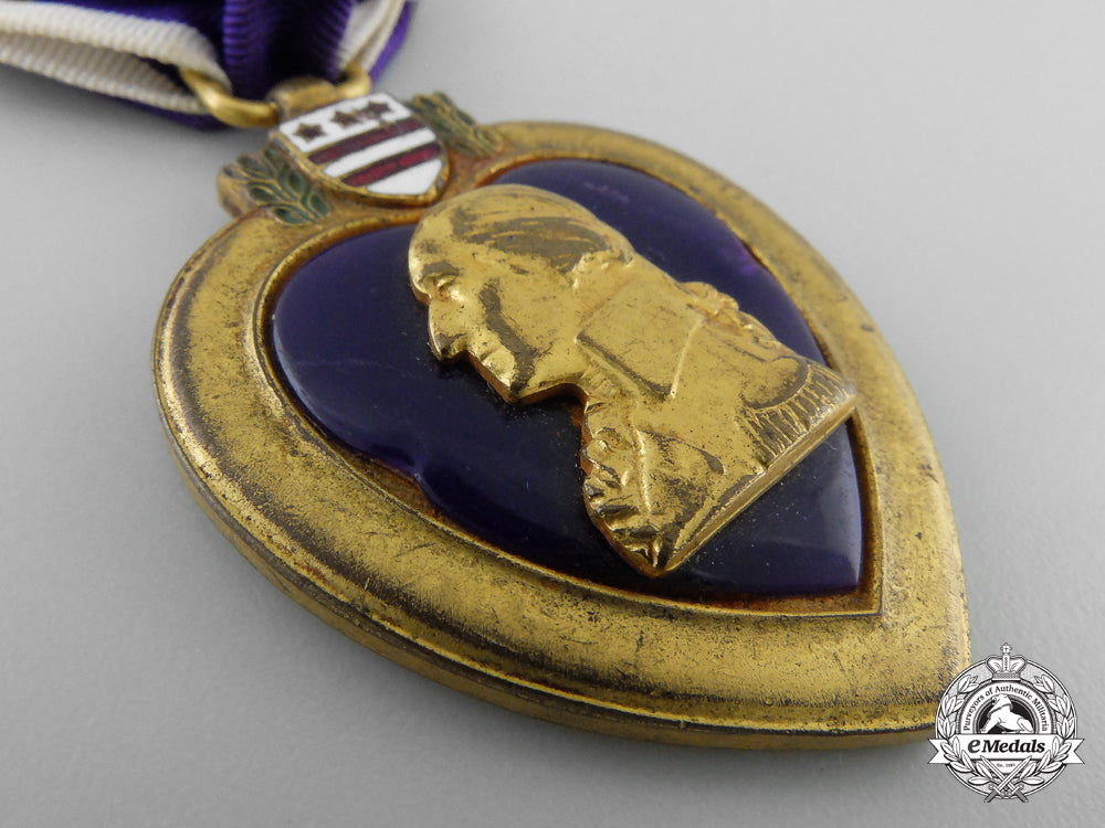 an_american_second_war_purple_heart_to_julius_dubin;377_th_infantry_regiment_k_411