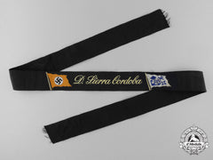 A North German Lloyd (Aka Bremen Line) "D. Sierra Cordoba" Tally Ribbon