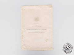 A British The Most Exalted Order Of The Star Of India Ceremonial Program 1876