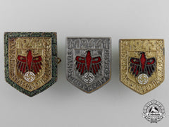 Three Standschützen Association Shooting Badges