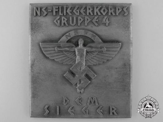 a_large_winner’s_nsfk_plaque;_ns-_fliegerkorps_gruppe4_k_609