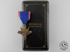 A Second War American Distinguished Flying Cross; Numbered With Case