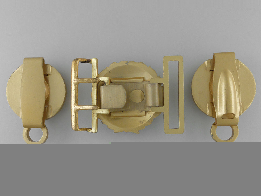 a_german_line_officer's_undress_belt_buckle_and_belt_fittings;_published_k_735