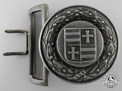 An Unidentified Fire Defence (Feuerwehr) Officer's Belt Buckle By Overhoff & Cie