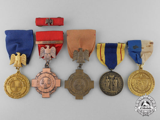 five_state_of_connecticut_service_medals_k_830