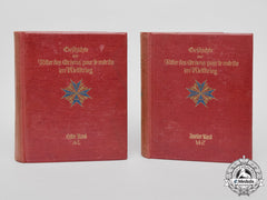 A Set Of “History Of The Knights Of The Order Pour Le Mérite In The Great War”; 1935 Edition