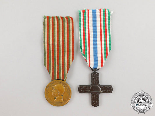 italy,_kingdom._two_awards_and_decorations_k_887_1