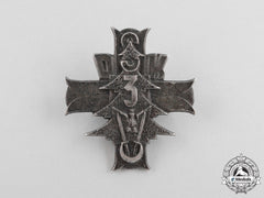 Poland. A 3Rd Carpathian Rifle Division Badge In Silver