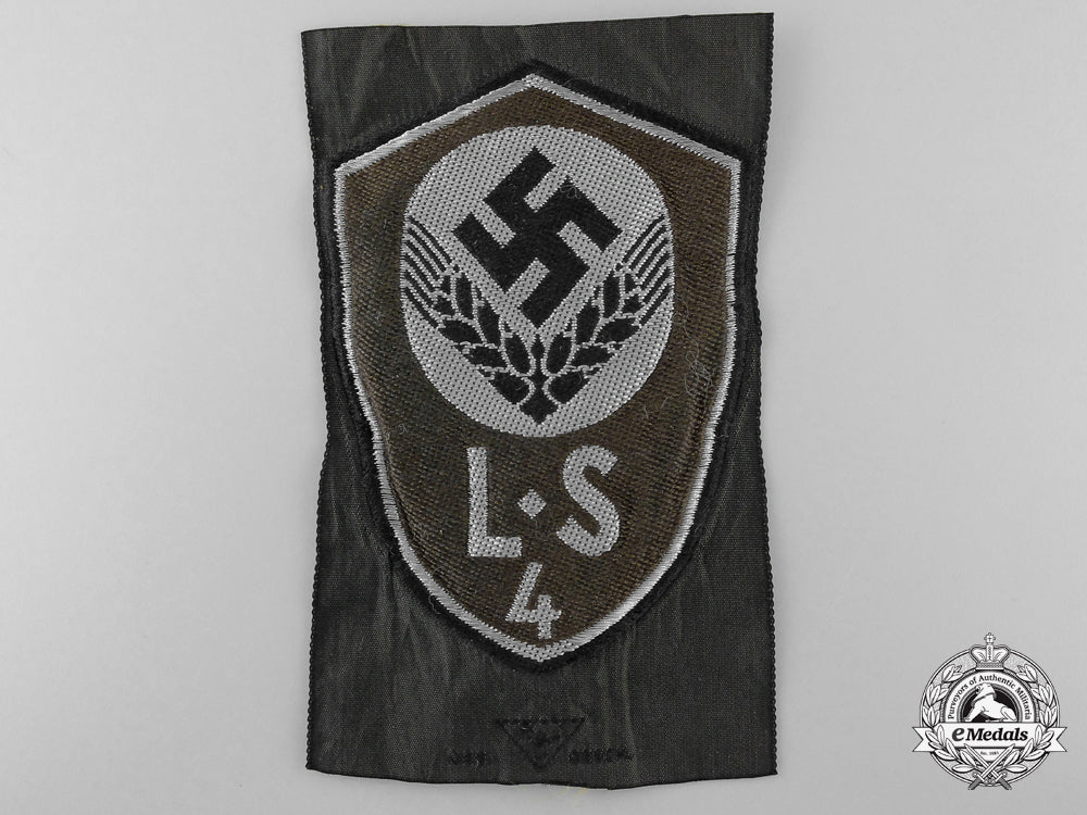 a_bevo-_made_reich_labour_service_for_the_female_youth_officer's_arm_insignia_k_904