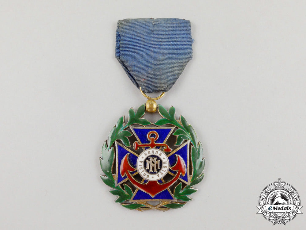 a_cuban_order_of_naval_merit;3_rd_class_officer_for_lieutenants_and_ensigns_k_974_1