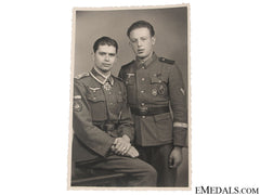Knight's Cross & Tank Destruction Army Photograph