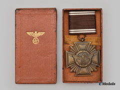 Germany, Nsdap. A Long Service Award, Iii Class For 10 Years With Case, By Karl Wurster