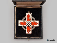 Germany, Third Reich. A Fire Brigade Honour Badge, Ii Class, With Case