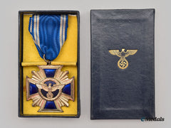 Germany, Nsdap. A Long Service Award, Ii Class For 15 Years With Case, By Karl Wurster