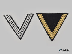 Germany, Ss. A Pair Of Mint Rank Insignia