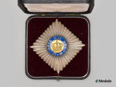 Prussia, Kingdom. An Order Of The Crown, Ii Class Breast Star With Case, By Samuel Friedeberg & Söhne