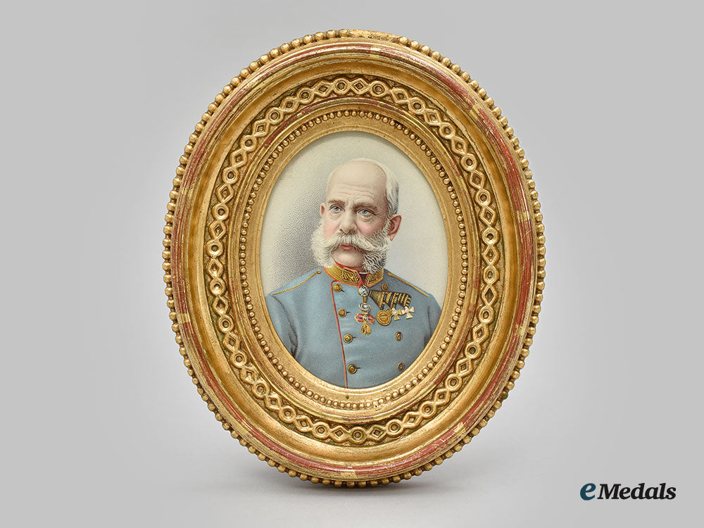 austria,_imperial._a_framed_printed_portrait_of_emperor_franz_joseph_l22_mnc0000b_515_1_1_1