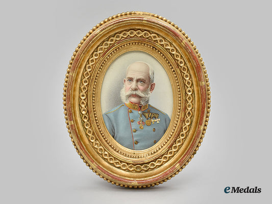 austria,_imperial._a_framed_printed_portrait_of_emperor_franz_joseph_l22_mnc0000b_515_1_1_1