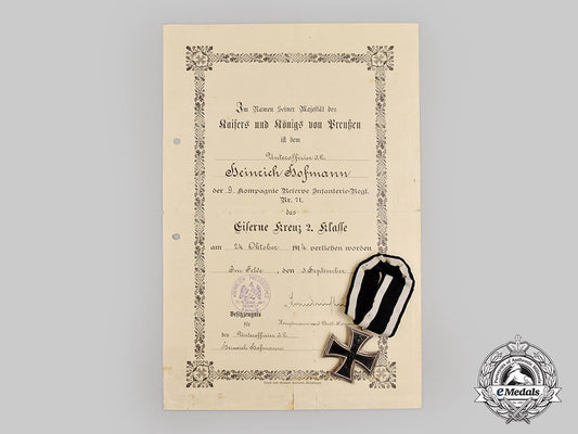 germany,_imperial._a1914_iron_cross_ii_class,_with_award_document_to_unteroffizier_der_reserve_heinrich_hofmann_l22_mnc0002_099