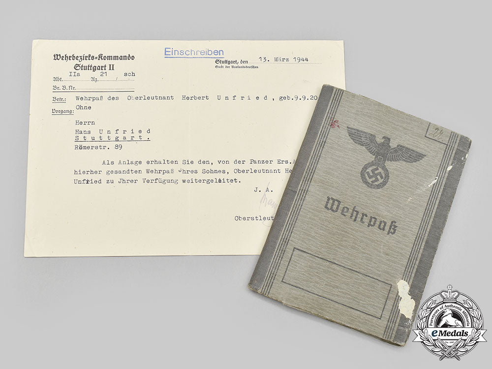 germany,_heer._the_estate_of_leutnant_herbert_unfried,4_th_panzer_regiment,_eastern_front_kia_l22_mnc0017_961