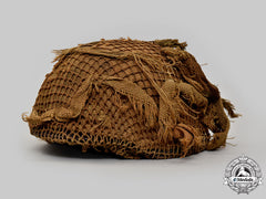Germany, Wehrmacht. An M42 Stahlhelm, With Netting And Hessian Cloth Cover