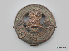 Canada, Cef. A 241St Infantry Battalion “Canadian Scottish Borderers” Glengarry Badge