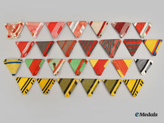 Austria, Imperial. A Lot Of Triangular Ribbons