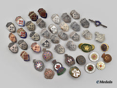 Canada. A Lot Of Forty-Four Military Themed Lapel Badges And Pins