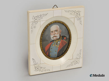 austria,_imperial._a_miniature_portrait_of_franz_joseph,_after_l._horowitz_l22_mnc0164_457