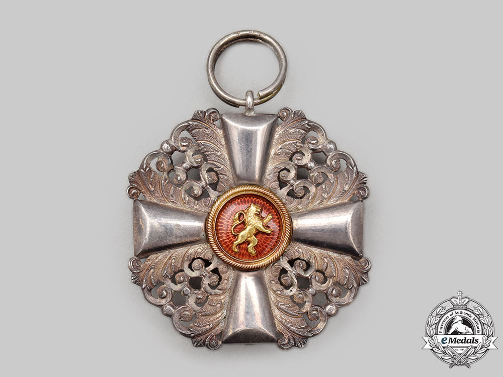 baden,_grand_duchy._an_order_of_the_zähringer_lion,_ii_class_knight’s_cross,_by_joseph_zuber,_c.1885_l22_mnc0167_978_1