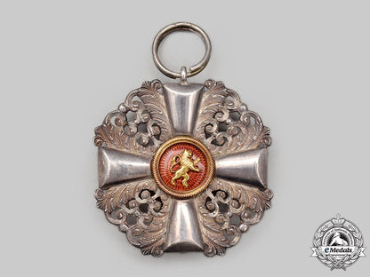 baden,_grand_duchy._an_order_of_the_zähringer_lion,_ii_class_knight’s_cross,_by_joseph_zuber,_c.1885_l22_mnc0167_978_1