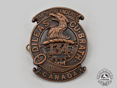 Canada, Cef. A 134Th Infantry Battalion "48Th Highlanders" Glengarry Badge