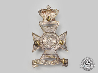 canada,_dominion._a3_rd_battalion,_victoria_rifles_of_canada_helmet_plate_with_queen's_crown,_c.1885_l22_mnc0193_940