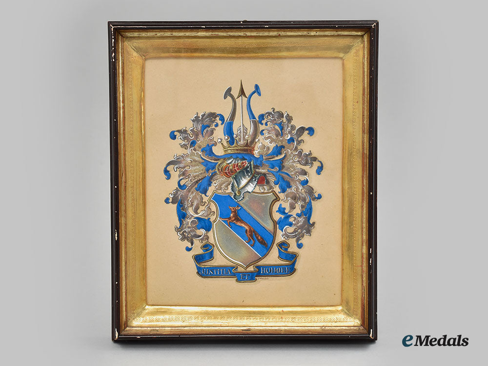 austria,_imperial._a_framed_coat_of_arms_to_lieutenant_prokophie_von_radojčić_l22_mnc0200_478_1
