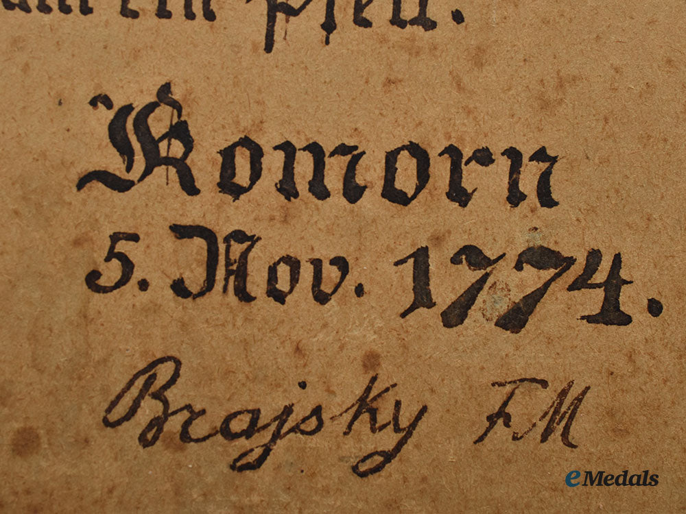 austria,_imperial._a_framed_coat_of_arms_to_lieutenant_prokophie_von_radojčić_l22_mnc0205_480_1