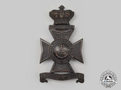 Canada, Dominion. A 3Rd Battalion, Victoria Rifles Of Canada Helmet Plate With Queen's Crown, C.1880