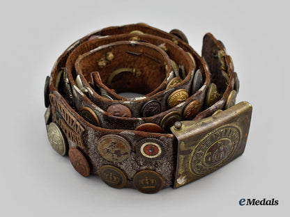 germany,_imperial._a_heer_em/_nco’s_belt_and_buckle,_with_souvenir_buttons_and_insignia_l22_mnc0274_546
