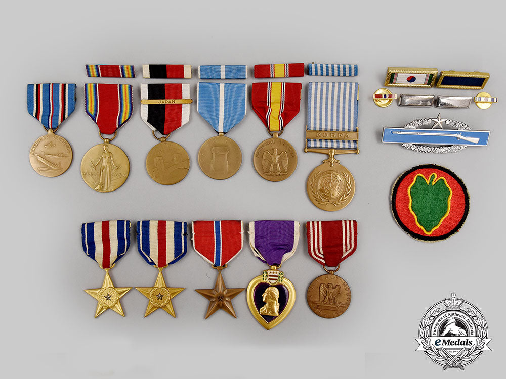 united_states._a_pacific_theater&_korean_war_silver_star_group,_dow_at_taejŏn__l22_mnc0316_283