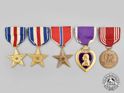 united_states._a_pacific_theater&_korean_war_silver_star_group,_dow_at_taejŏn__l22_mnc0319_285